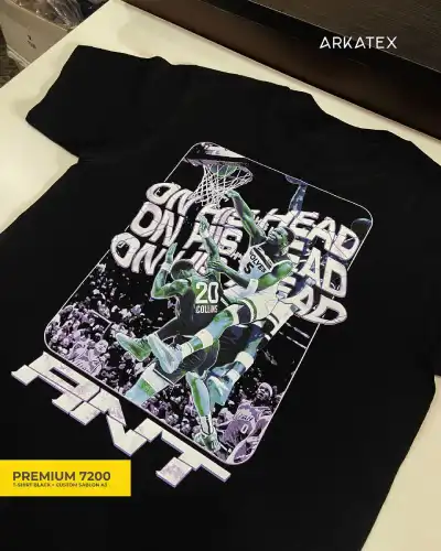 sablon kaos basket